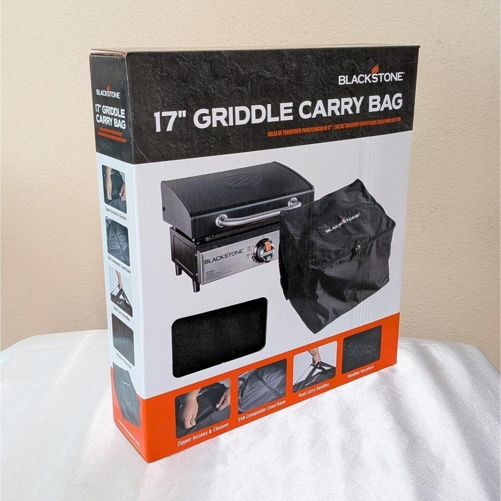New Blackstone 17" Griddle Carry Bag Cover Weather-Resistant 600D Polyester